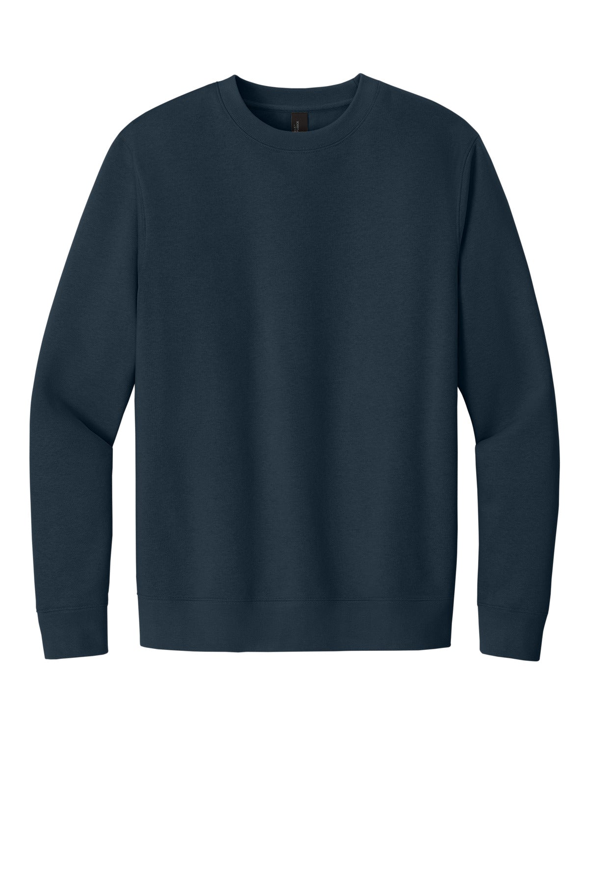 Front View of New Navy District V.I.T. Fleece Crew DT6104