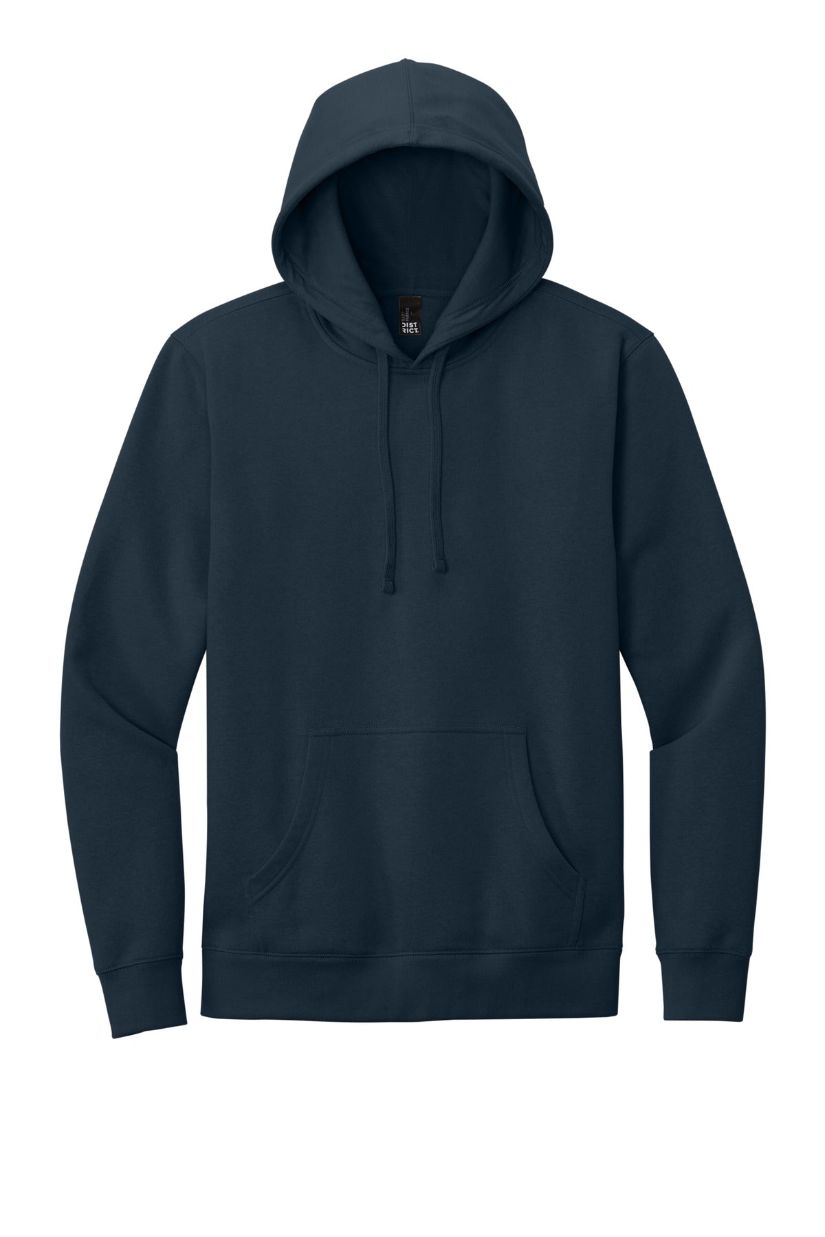 Front View of New Navy District V.I.T. Fleece Hoodie DT6100