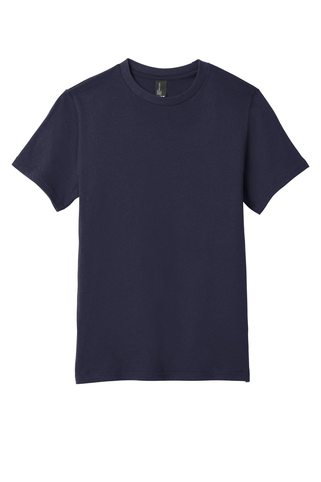 Front View of New Navy District Youth Very Important Tee . DT6000Y