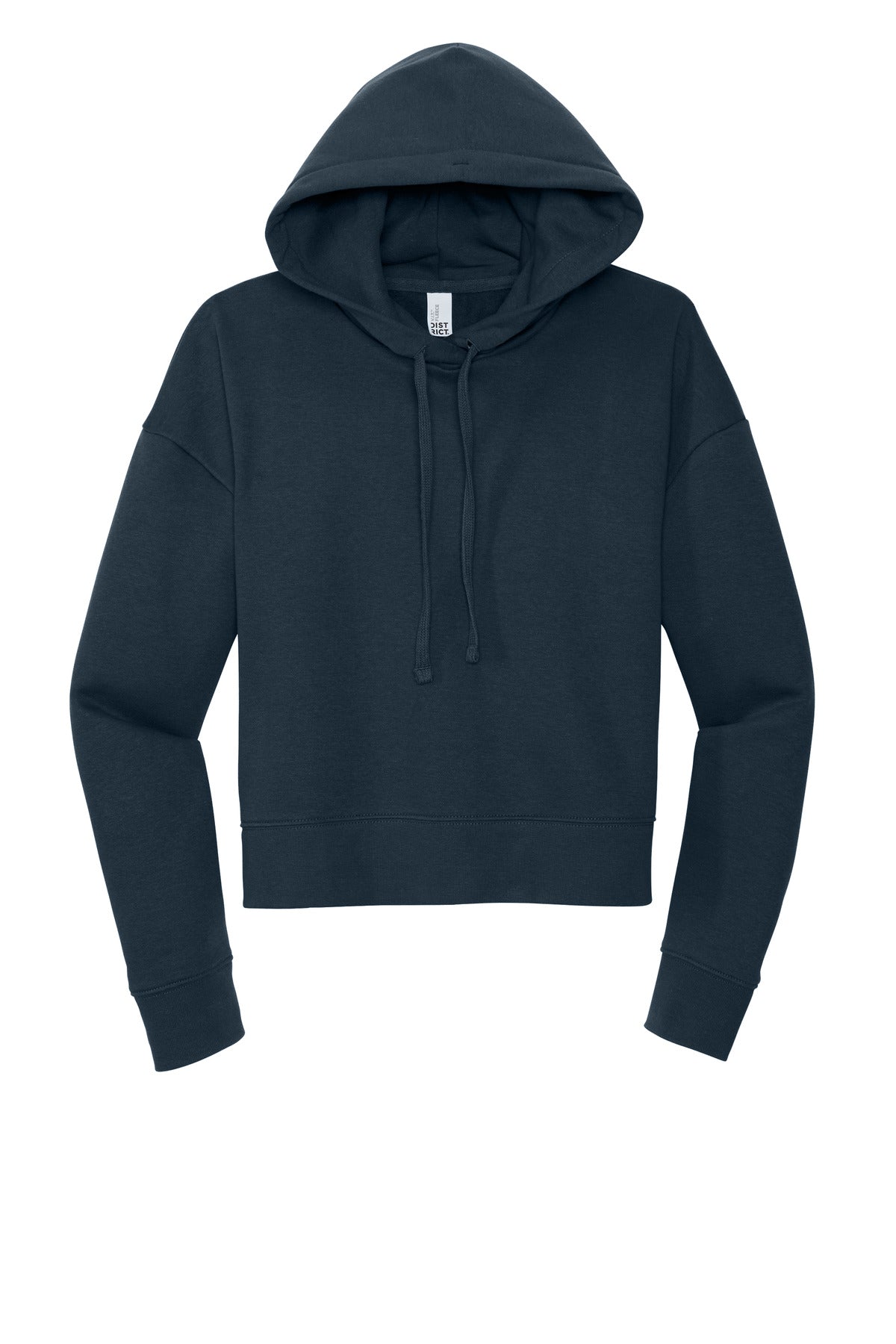 Front View of NewNavy District Women's V.I.T. Fleece Hoodie DT6101