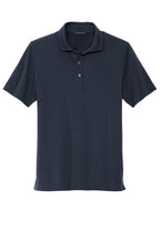 Front View of NightNavy Mercer+Mettle Stretch Jersey Polo MM1014
