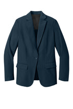Front View of NightNavy Mercer+Mettle Women's Capital Tech Blazer MM3033
