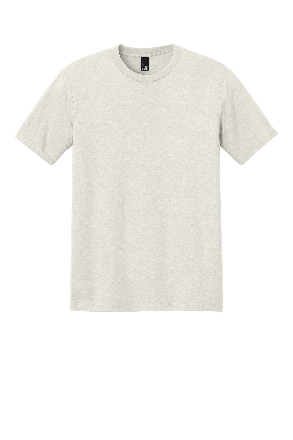Front View of OatHthr District Perfect Tri Tee. DM130