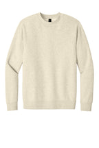 Front View of Oatmeal Hthr District V.I.T. Fleece Crew DT6104