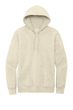 Front View of Oatmeal Hthr District V.I.T. Fleece Hoodie DT6100