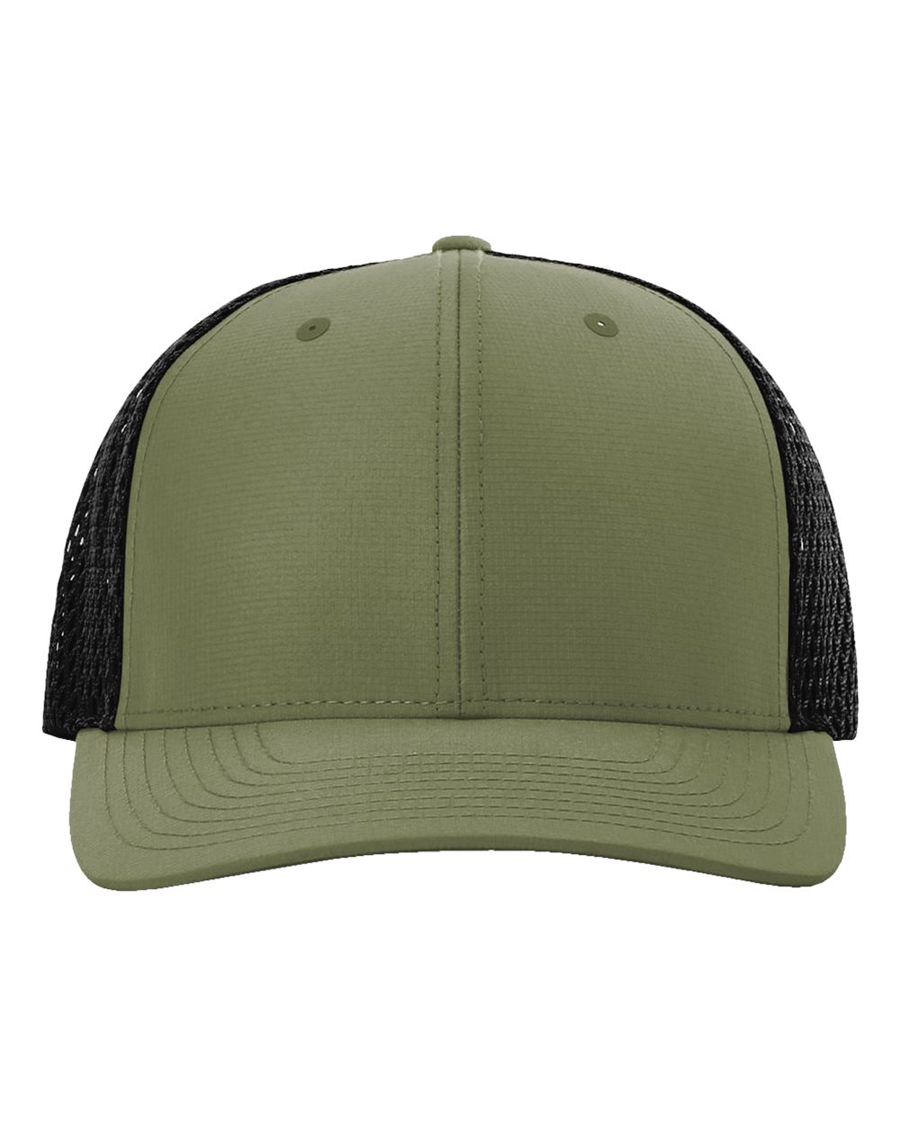 Front View of Olive/ Black Tilikum Cap - 835