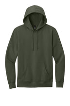 Front View of Olive District V.I.T. Fleece Hoodie DT6100