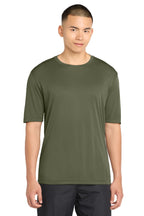 Front View of Olive Drab Grn Sport-Tek PosiCharge Competitor Tee. ST350