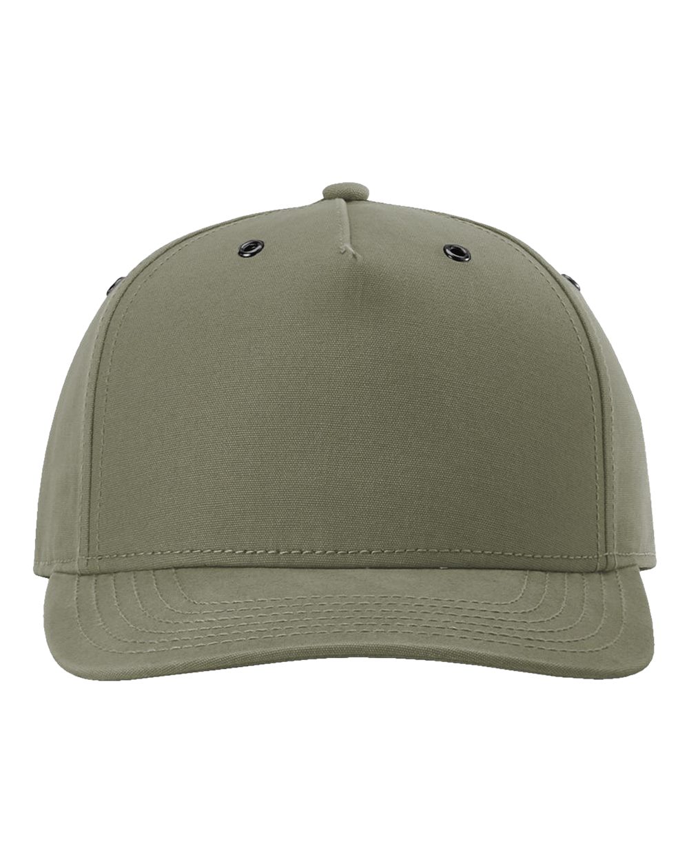 Front View of Olive Green Burnside Cap - 336
