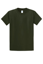 Front View of Olive Port & Co Essential Tee. PC61