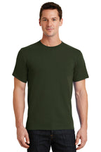 Front View of Olive Port & Co Essential Tee. PC61