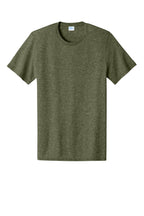 Front View of OlvDrabGnH Port & Co Easy Cotton Tee PC43