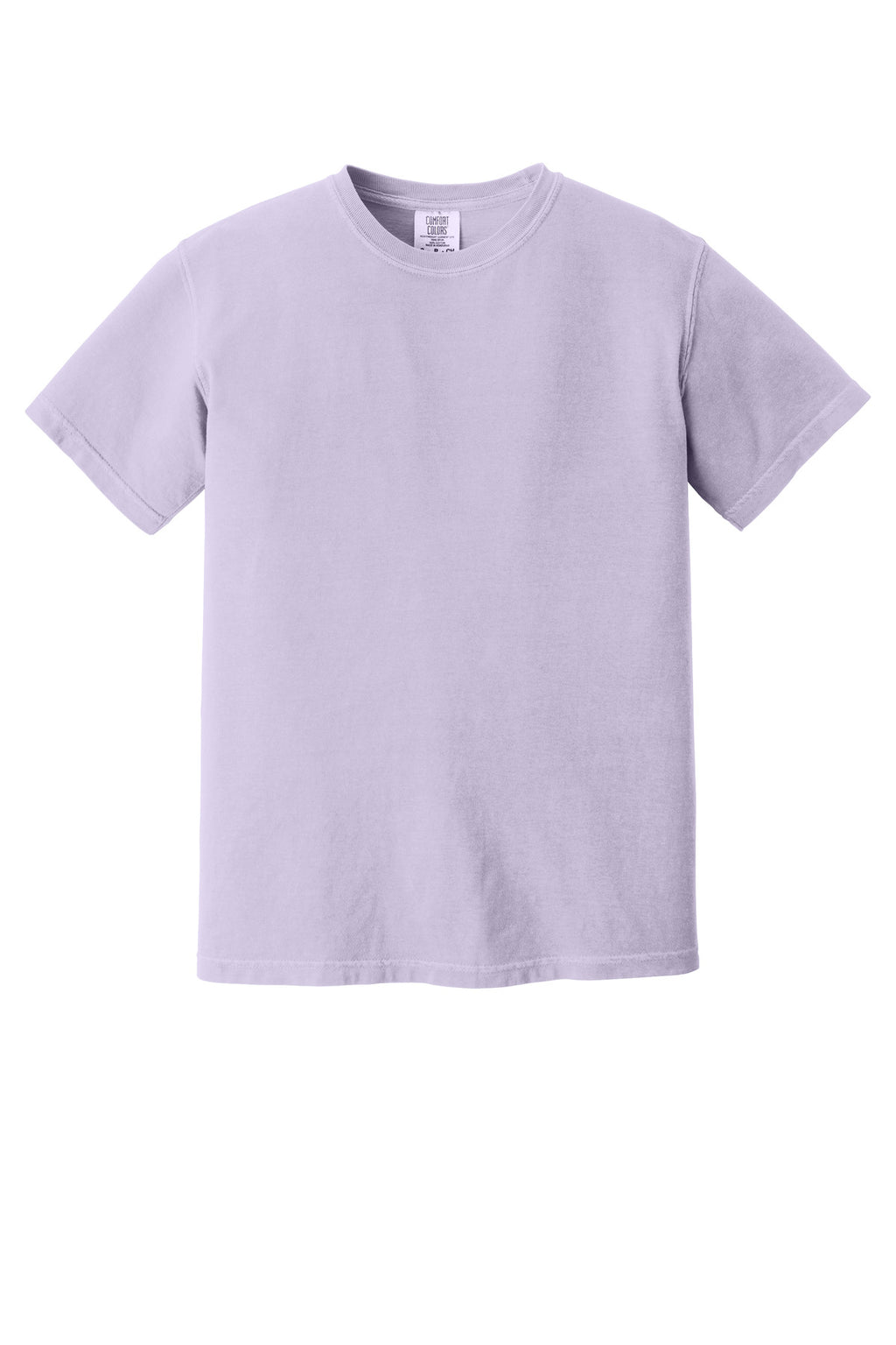 Front View of Orchid COMFORT COLORS Heavyweight Ring Spun Tee. 1717