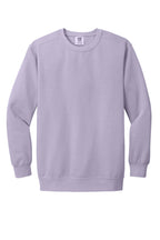 Front View of Orchid COMFORT COLORS Ring Spun Crewneck Sweatshirt. 1566