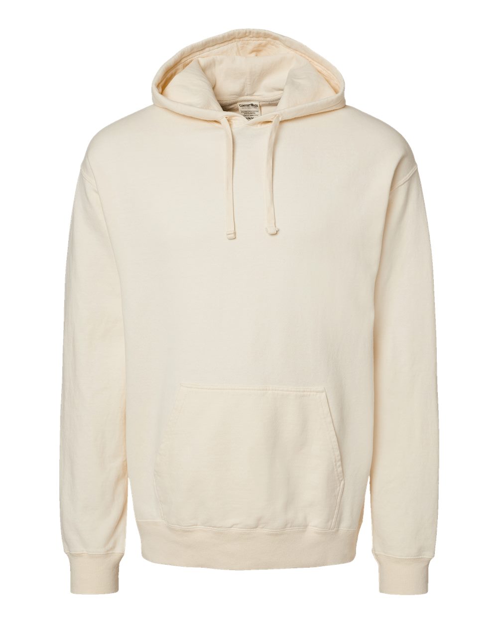 Front View of Parchment Garment-Dyed Hooded Sweatshirt - GDH450
