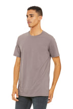 Front View of Pebble Brown BELLA+CANVAS Unisex Jersey Short Sleeve Tee. BC3001