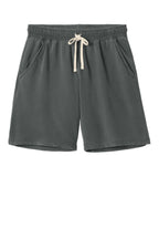 Front View of Pepper Comfort Colors Lightweight Sweatshort 1468