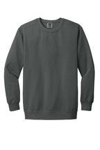 Front View of Pepper COMFORT COLORS Ring Spun Crewneck Sweatshirt. 1566