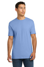 Front View of PeriBlue Next Level Apparel Adult Cotton Tee. NL3600