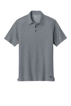 Front View of Petrol Grey OGIO Onyx Polo. OG126