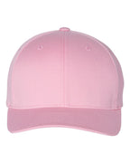 Front View of Pink Cotton Blend Cap - 6277