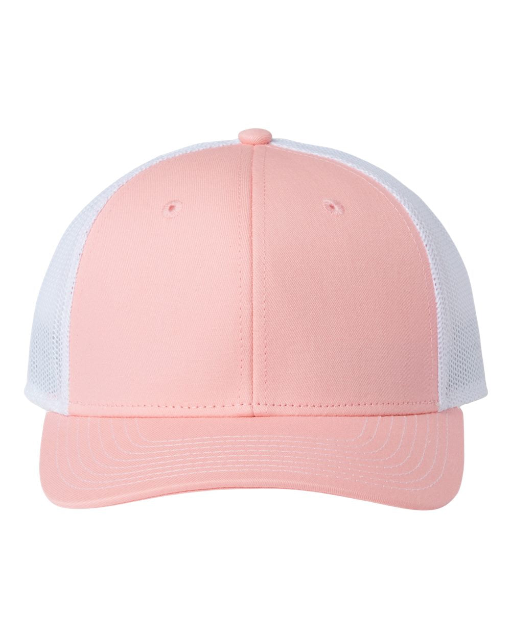 Front View of Pink/ White Everyday Trucker Cap - GB452E