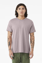 Front View of PinkGravel BELLA+CANVAS Unisex Jersey Short Sleeve Tee. BC3001