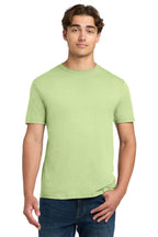 Front View of Pistachio Gildan Softstyle T-Shirt. 64000