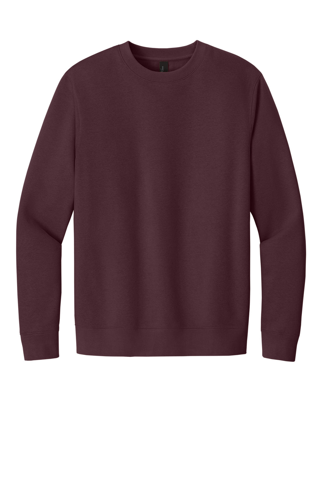 Front View of Plum District V.I.T. Fleece Crew DT6104
