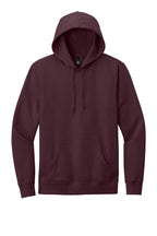 Front View of Plum District V.I.T. Fleece Hoodie DT6100
