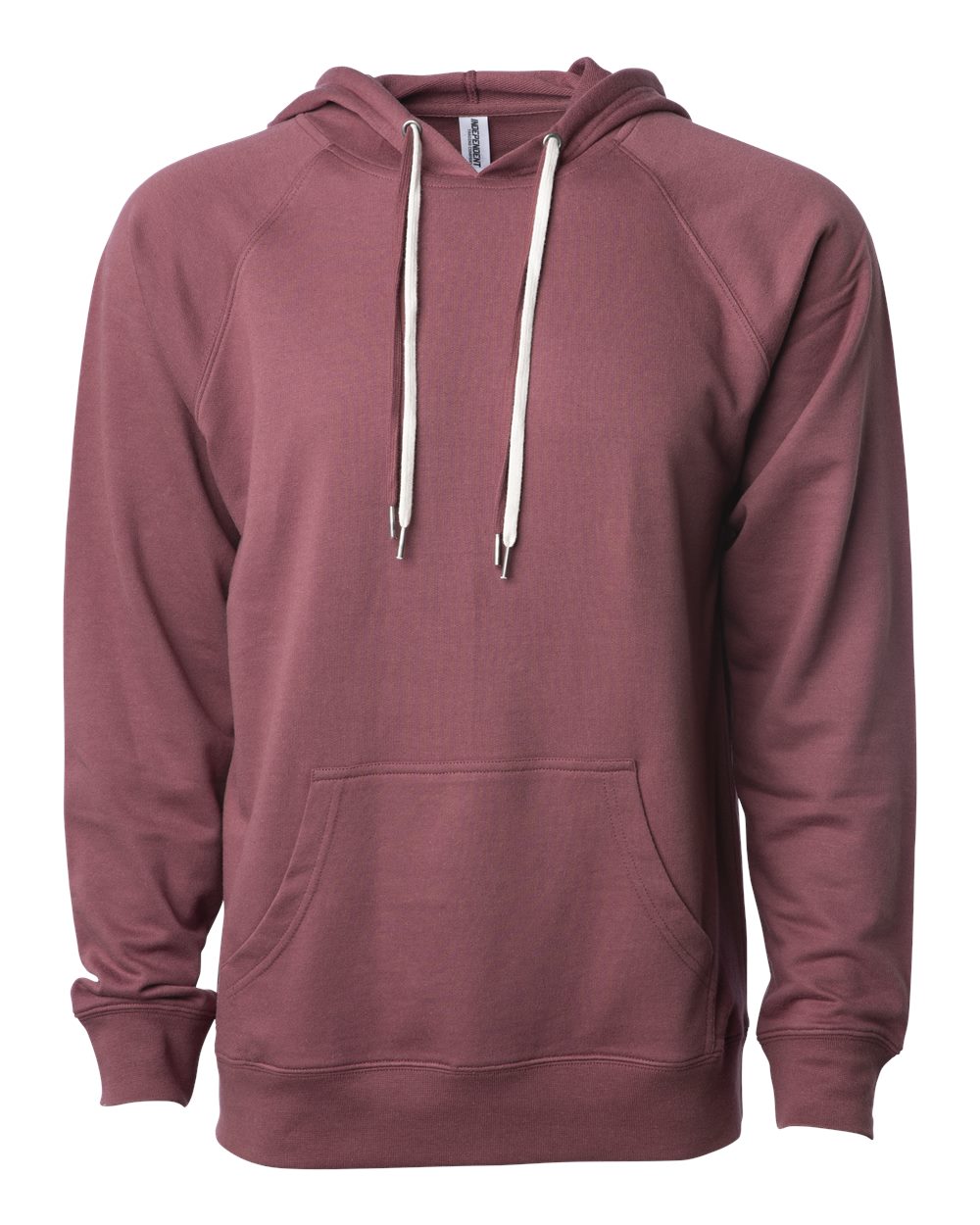 Front View of Port Icon Lightweight Loopback Terry Hooded Sweatshirt - SS1000