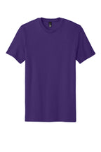 Front View of Purple District The Concert Tee DT5000
