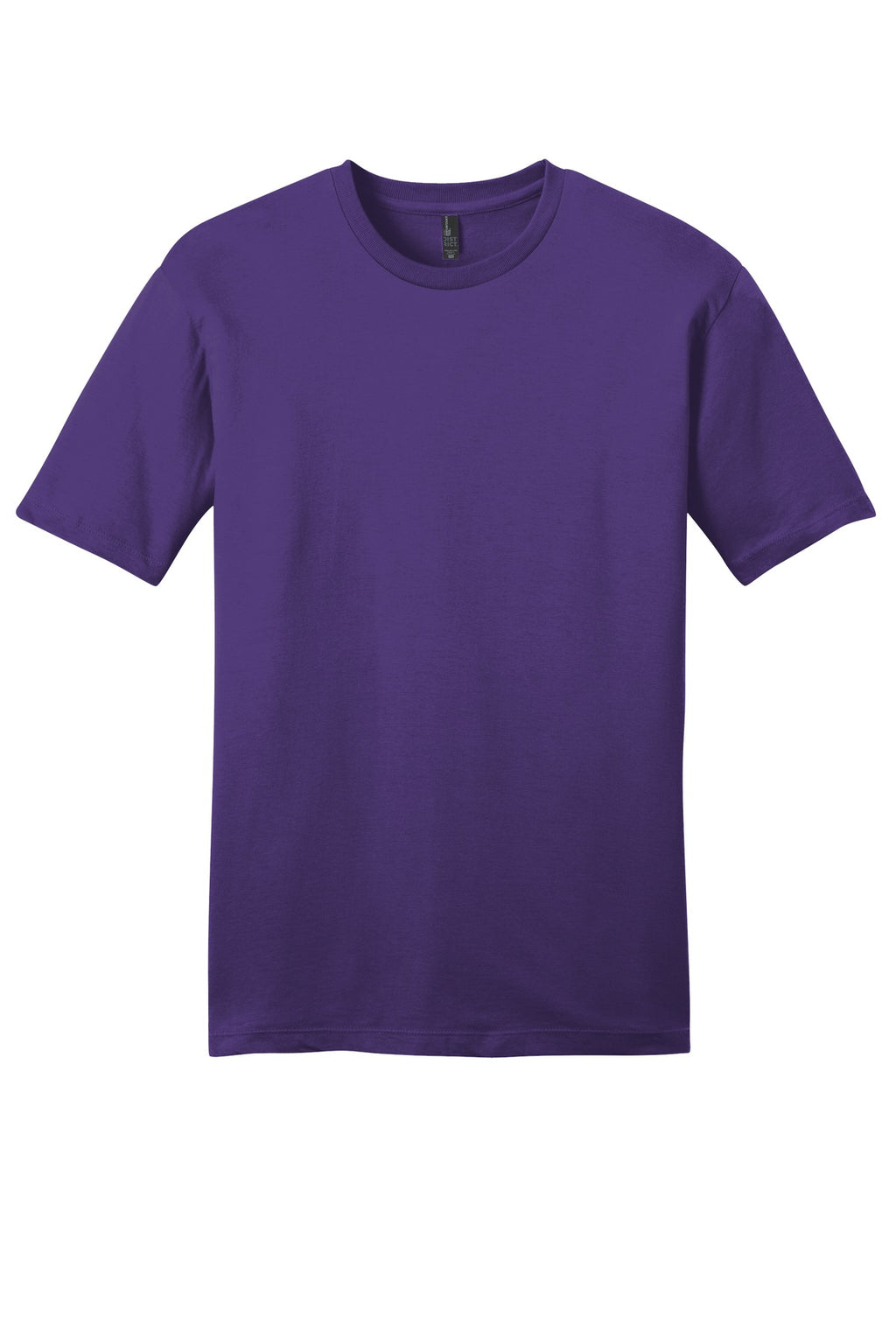 Front View of Purple District Very Important Tee . DT6000