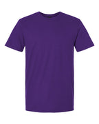 Front View of Purple Softstyle® T-Shirt - 64000