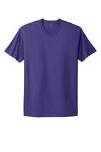 Front View of PurpleRush Next Level Apparel Adult Cotton Tee. NL3600