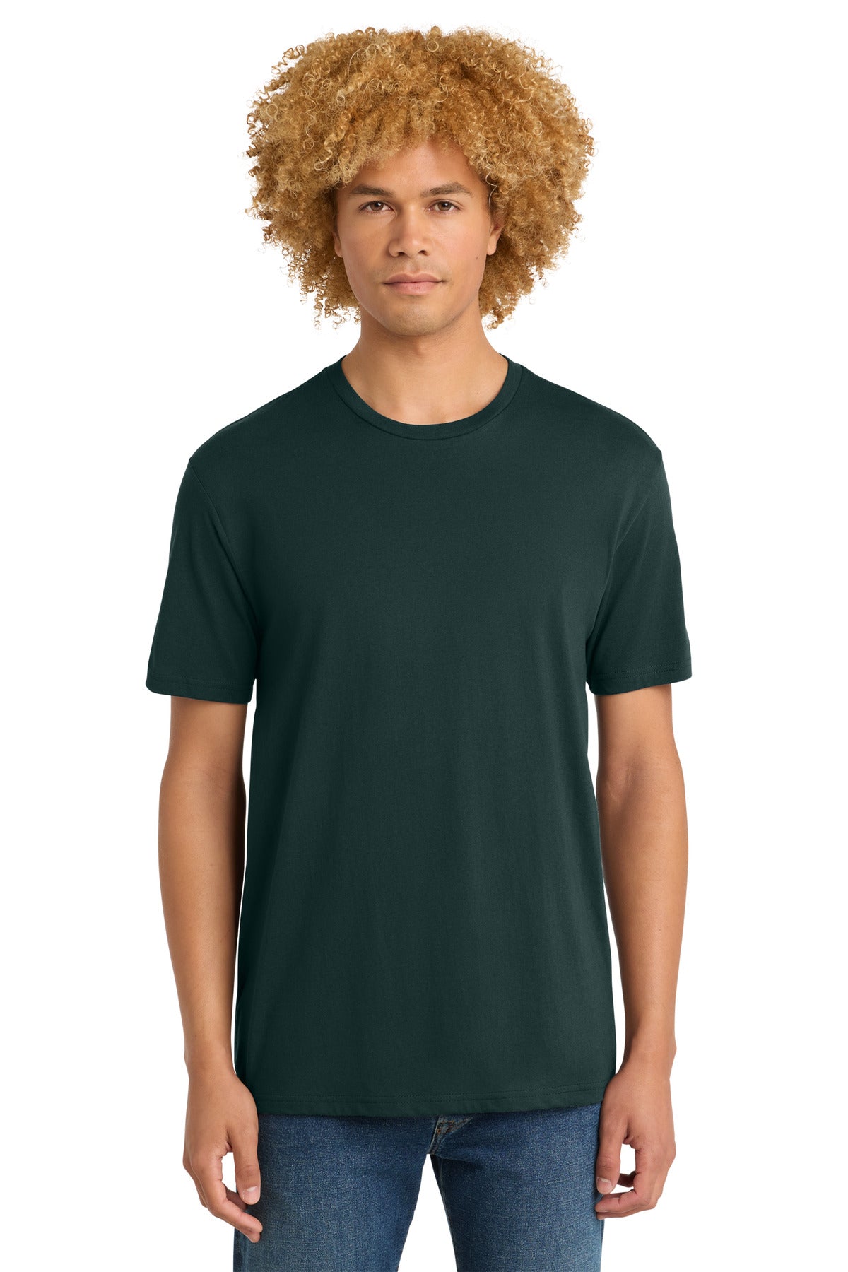 Front View of Rainforest District Perfect Weight Tee. DT104