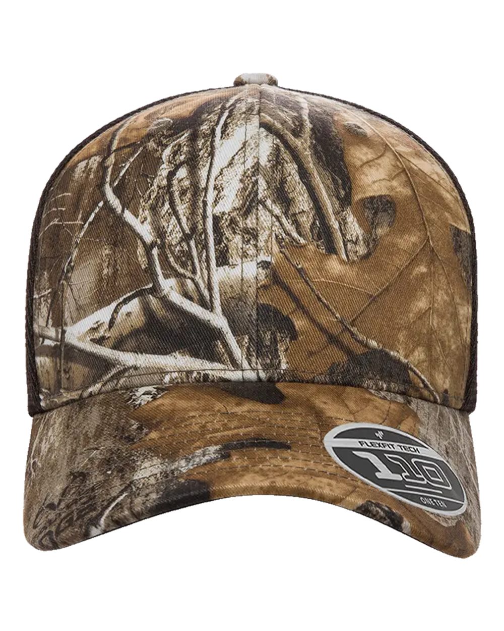 Front View of Realtree Edge/ Brown 110® Mesh-Back Cap - 110M