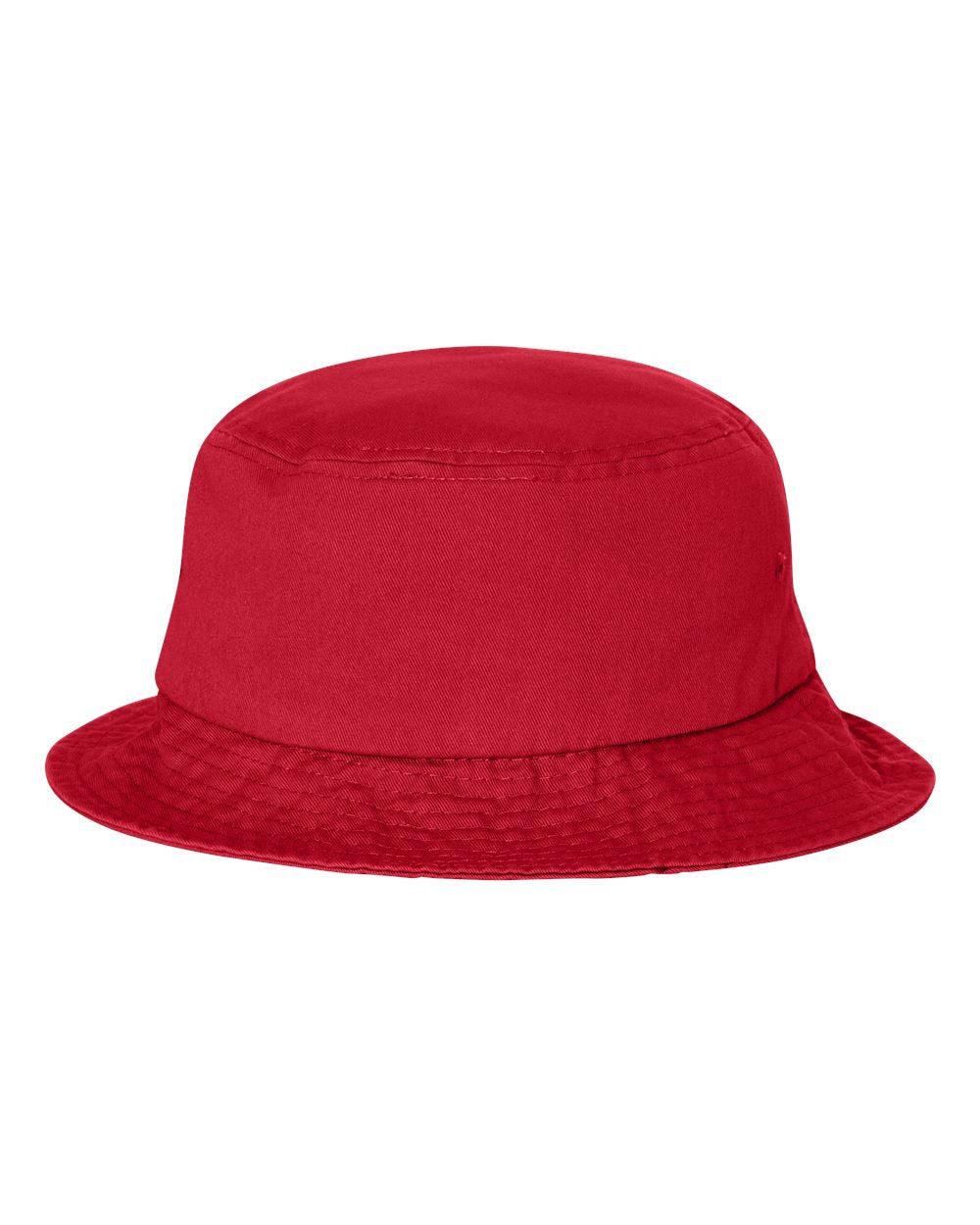 Front View of Red Bucket Hat - 2050