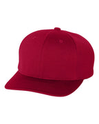 Front View of Red Cool & Dry Sport Cap - 6597