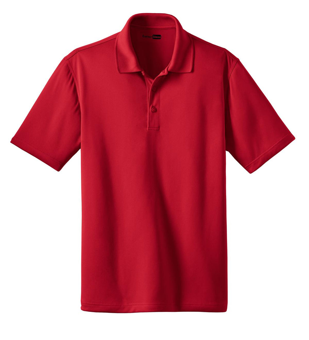 Front View of Red CornerStone - Select Snag-Proof Polo. CS412
