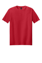 Front View of Red Gildan Softstyle T-Shirt. 64000