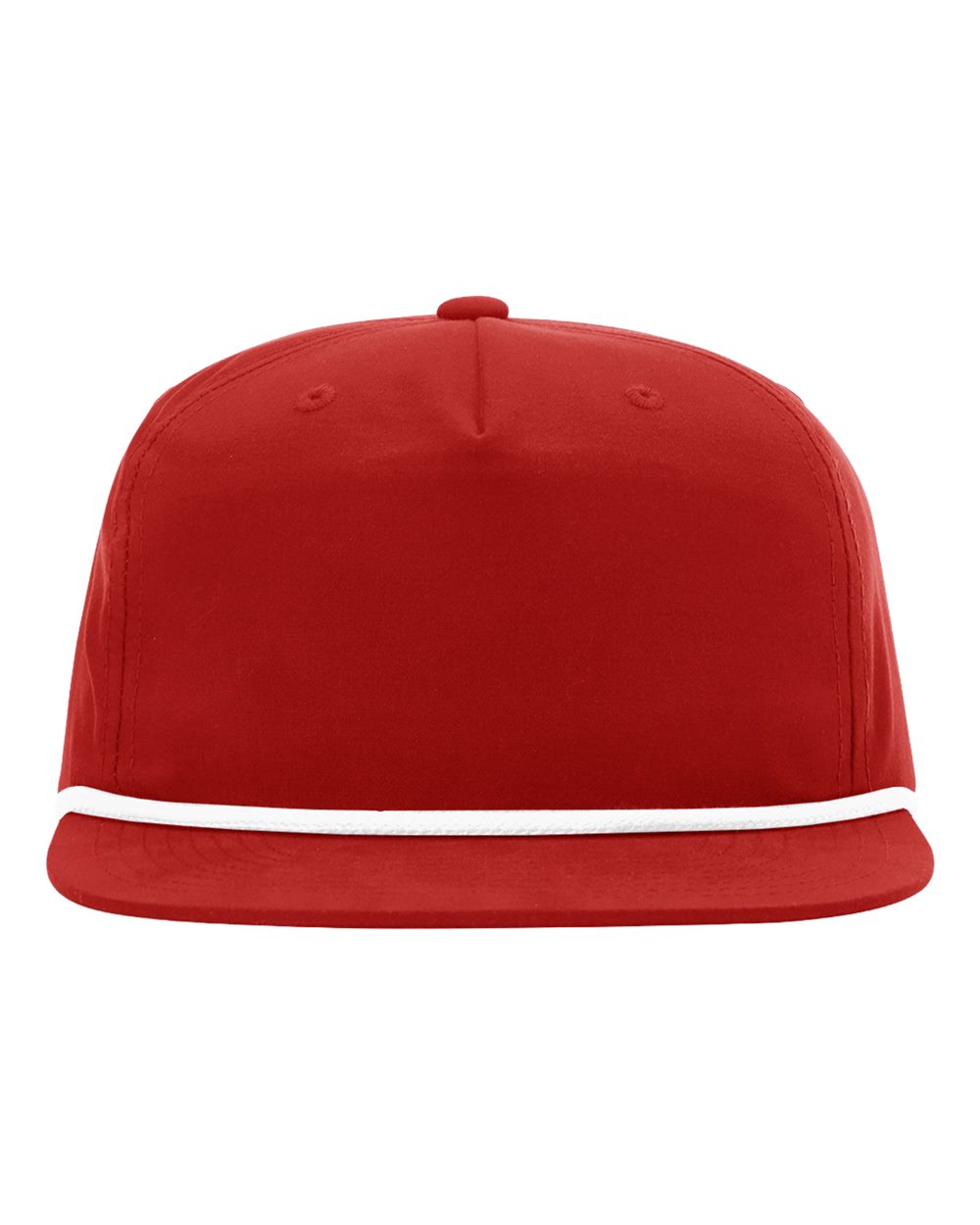 Front View of Red/ White Umpqua Snapback Cap - 256