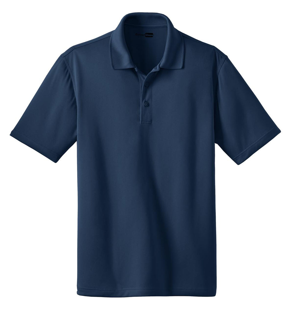 Front View of Regatta Blue CornerStone - Select Snag-Proof Polo. CS412