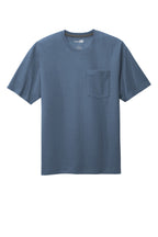 Front View of Regatta Blue CornerStone Workwear Pocket Tee CS430