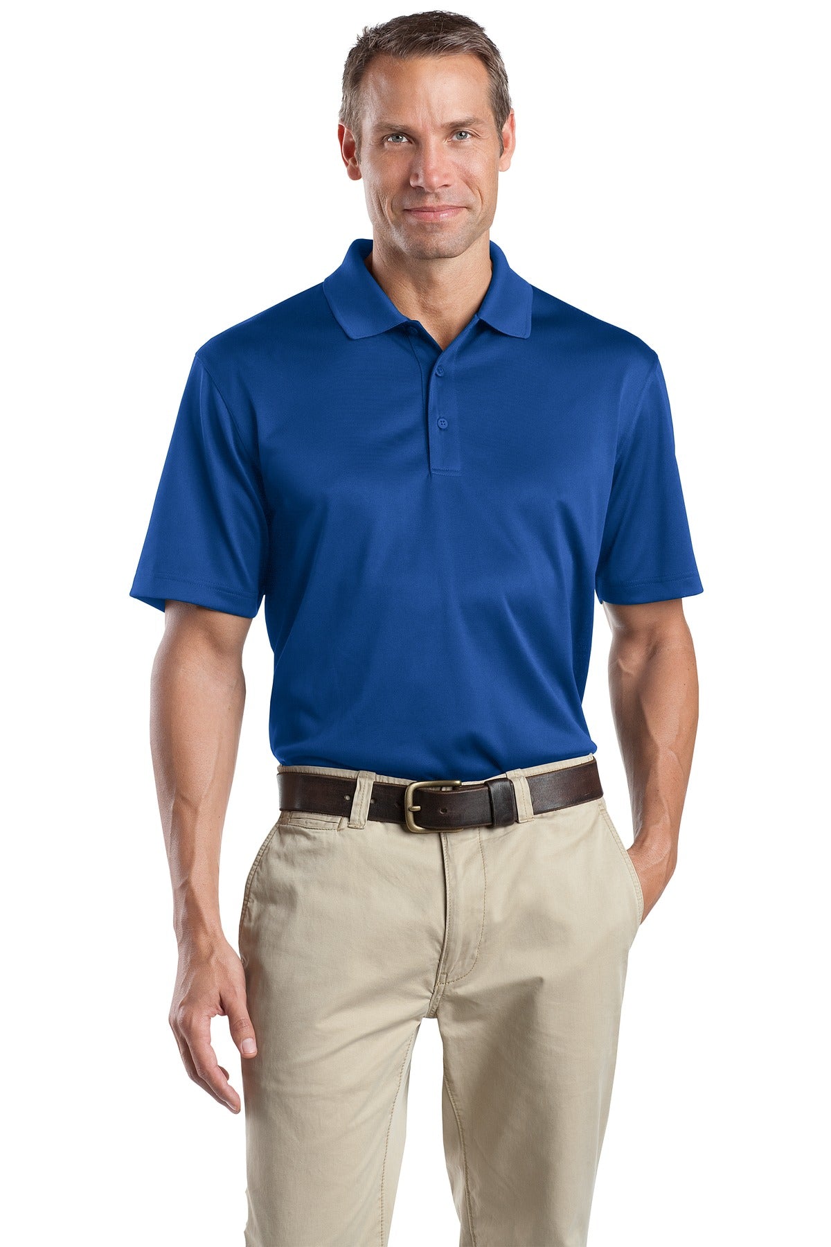 Front View of Royal CornerStone - Select Snag-Proof Polo. CS412