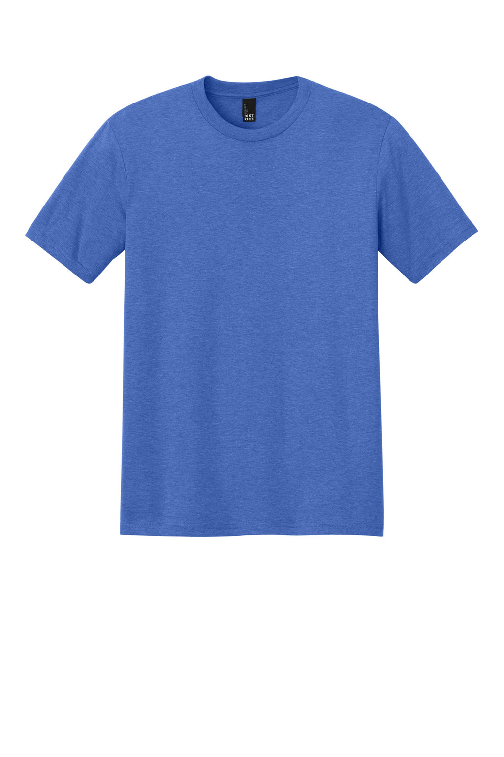 Front View of Royal Frost District Perfect Tri Tee. DM130