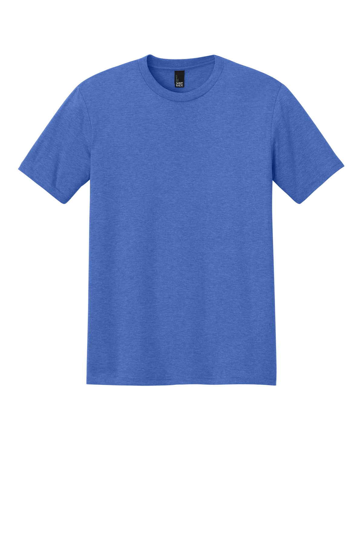 Front View of Royal Frost District Perfect Tri Tee. DM130