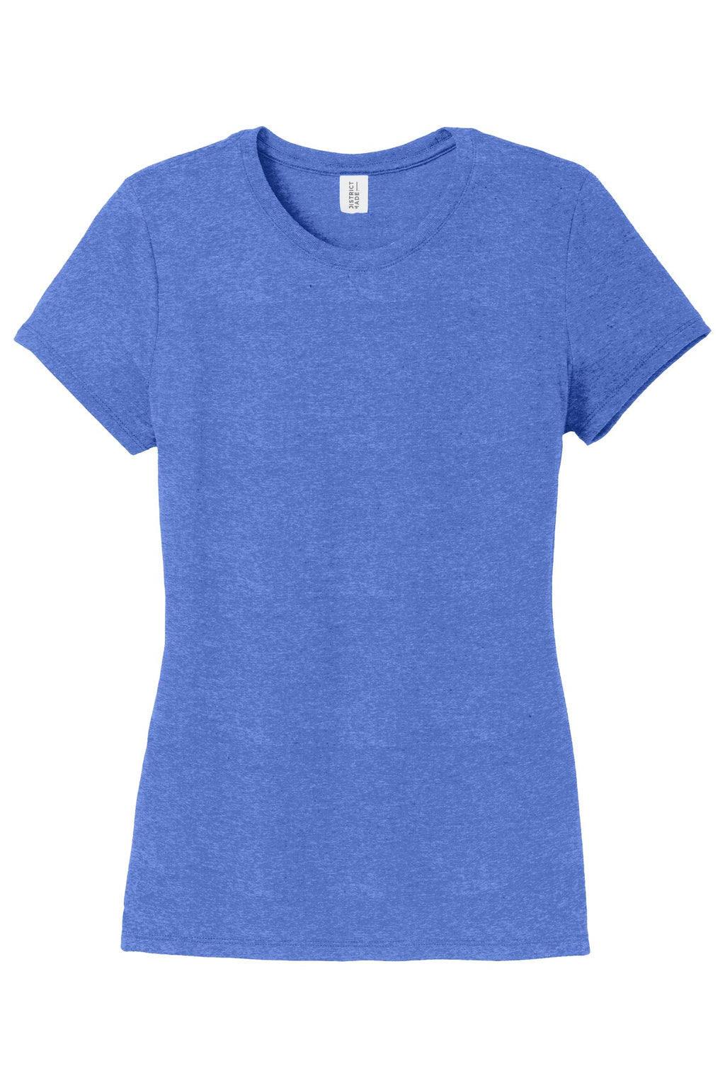 Front View of Royal Frost District Women's Perfect Tri Tee. DM130L