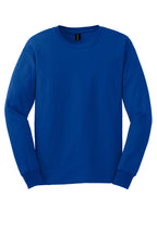 Front View of Royal Gildan - Ultra Cotton 100% US Cotton Long Sleeve T-Shirt. G2400