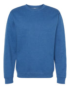 Front View of Royal Heather Midweight Crewneck Sweatshirt - SS3000